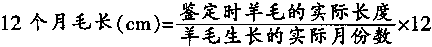 三、半細毛羊個體鑒定項目及記錄符號